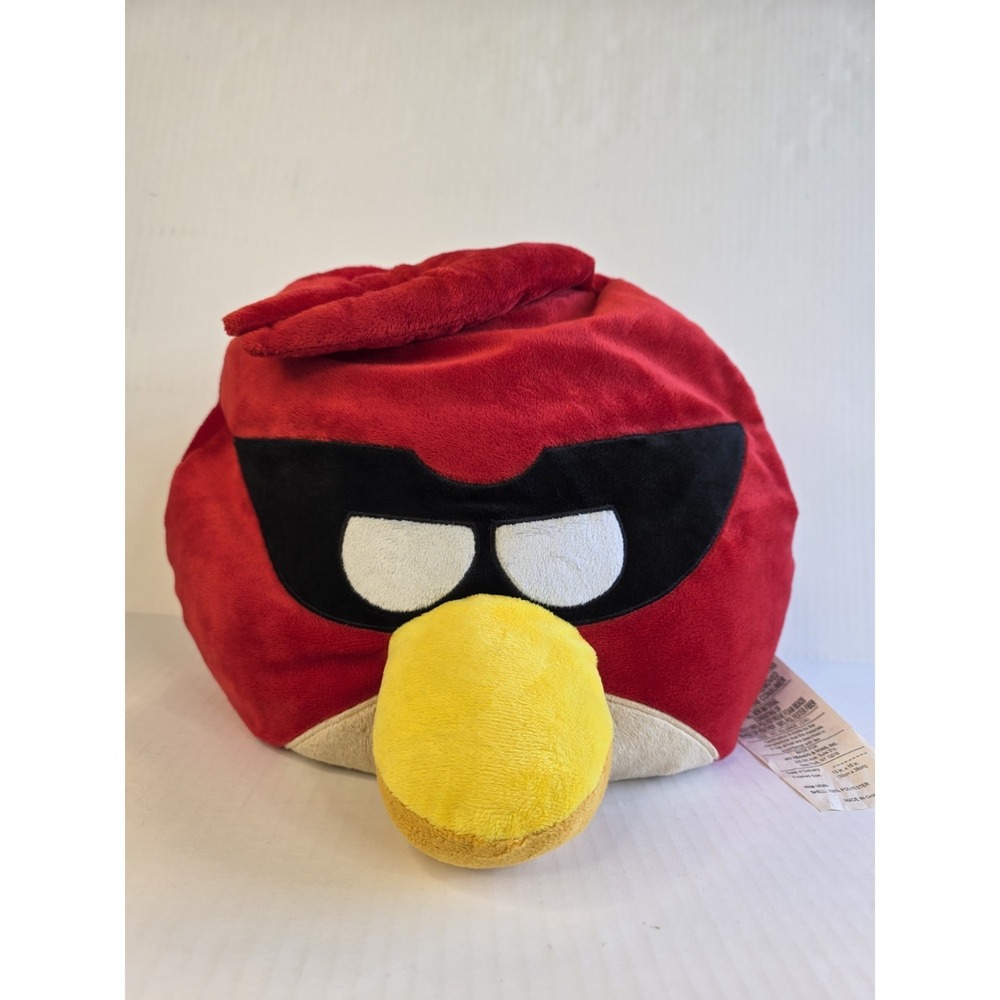 Rovio Entertainment Angry Bird Microbead Plush Red Bird Stuffed Pillow 12"